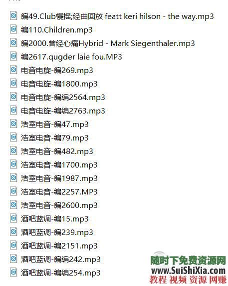 320K無(wú)損車(chē)載流行MP3音樂(lè)舞曲+MP4視頻神曲，共42G幾千首打包分享_趣資料教程資源插圖20