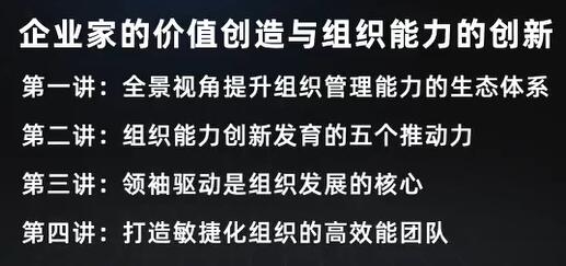 《企業(yè)家的價值創(chuàng)造與組織能力的創(chuàng)新》如何打造一支高效能團隊？_百度云網(wǎng)盤視頻課程插圖