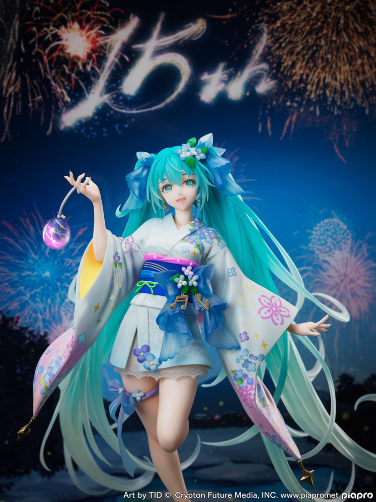 初音未來(lái)生日推出《初音未來(lái) 真夏花火》手辦插圖