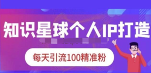 知識(shí)星球個(gè)人IP打造系列課程，每天引流100精準(zhǔn)粉【視頻教程】百度網(wǎng)盤插圖