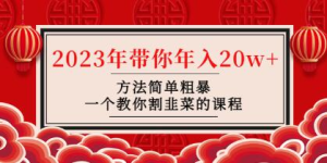 韭菜-聯(lián)盟?2023年帶你年入20w+方法簡(jiǎn)單粗暴，教你如何正確割韭菜插圖