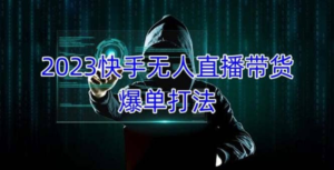 2023快手無人直播帶貨爆單教程，可批量放大操作百度網(wǎng)盤插圖