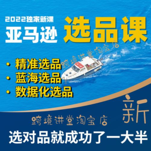 跨境人都在學的亞馬遜選品課，讓你從0成長為產品開發(fā)高手百度網盤插圖