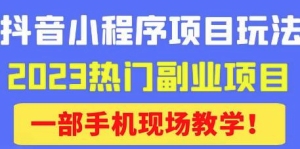 抖音小程序9.0新技巧，2023熱門副業(yè)項(xiàng)目，輕松變現(xiàn)百度網(wǎng)盤插圖