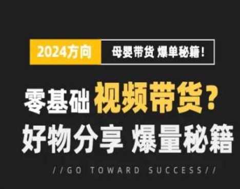 短視頻母嬰賽道實操流量訓(xùn)練營，零基礎(chǔ)視頻帶貨，好物分享，爆量秘籍插圖