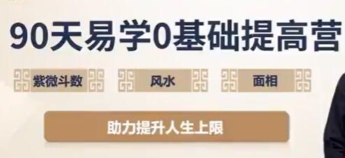 吳明光《90天易學0基礎提高營》紫微斗數(shù)+風水+面相視頻插圖