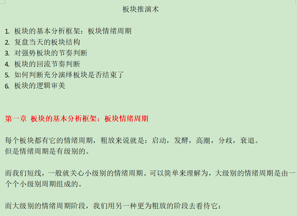 【復(fù)盤哥】看懂龍頭股復(fù)盤哥板塊推演術(shù)上下兩集插圖