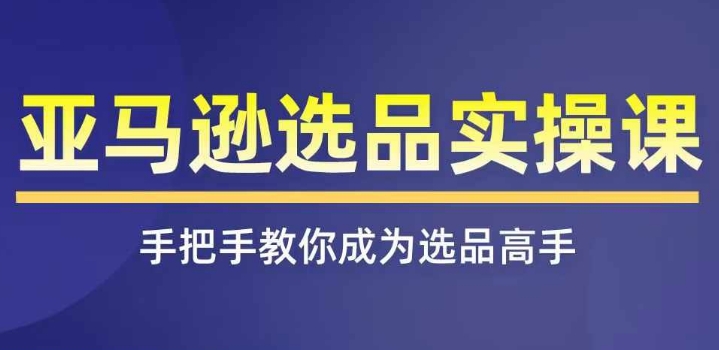 亞馬遜選品實操課程，快速掌握亞馬遜選品的技巧，覆蓋亞馬遜選品所有渠道插圖